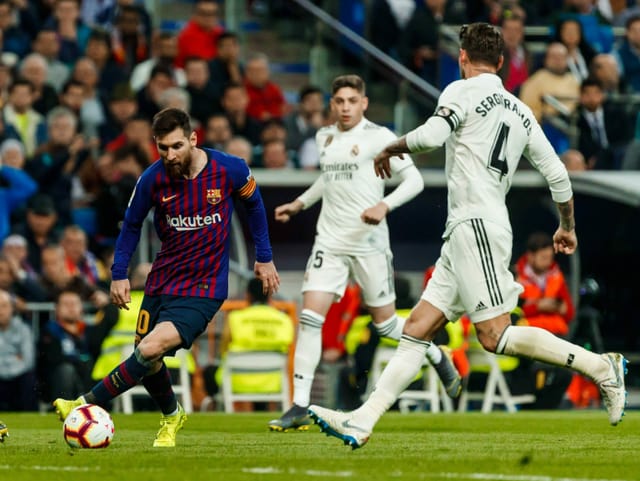 Der «Clasico» zwischen Barcelona und Real. Der «Clasico» zwischen Barcelona und Real.