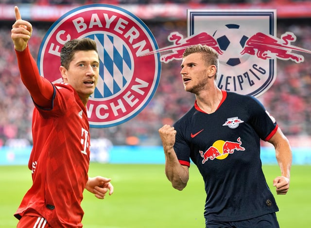 Robert Lewandowski und Timo Werner. Robert Lewandowski und Timo Werner.