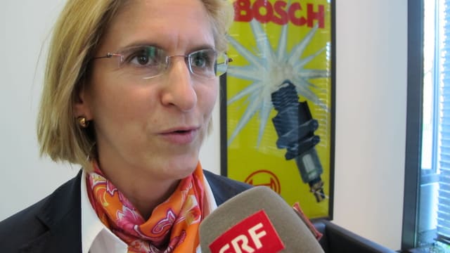 Bosch-Personalchefin Erika Rasch nimmt Stellung zum Stellenabbau in Zuchwil (16.12.13)