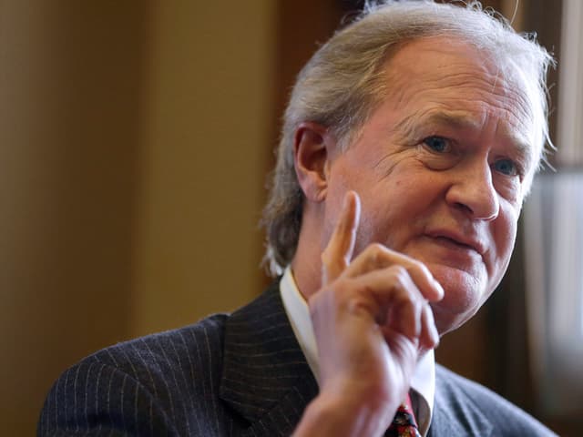 Lincoln Chafee in einem Interview mit der Presse.