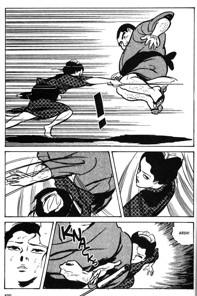 Eine Seite aus dem Manga «Lady Snowblood» Eine Seite aus dem Manga «Lady Snowblood»