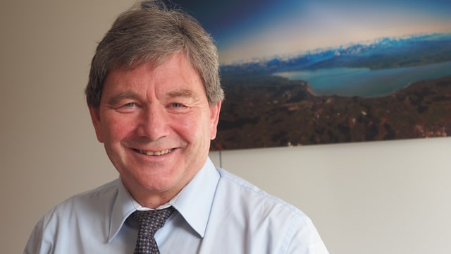 Porträt des Nidwaldner Regierungsrats Res Schmid. Porträt des Nidwaldner Regierungsrats Res Schmid.