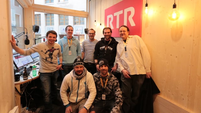 Prefix ha visita al RTR en il studio amez San Murezzan. Prefix ha visita al RTR en il studio amez San Murezzan.