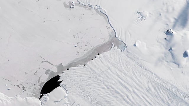 Satellitenbild aus der Antarktis. Satellitenbild aus der Antarktis.