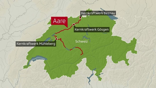 AKW entlang der Aare AKW entlang der Aare