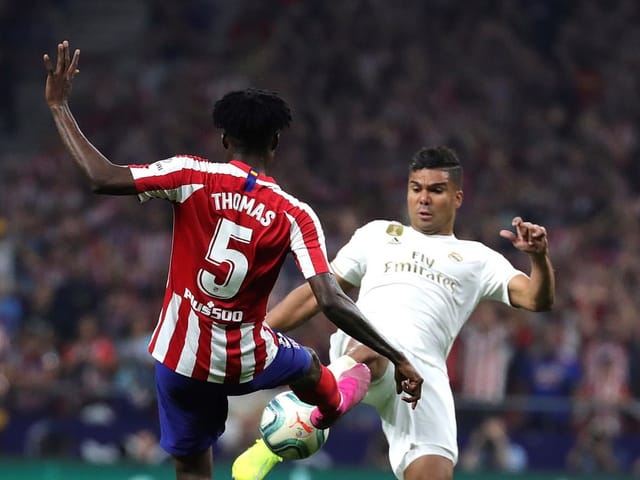 Casemiro im Derby gegen Atletico