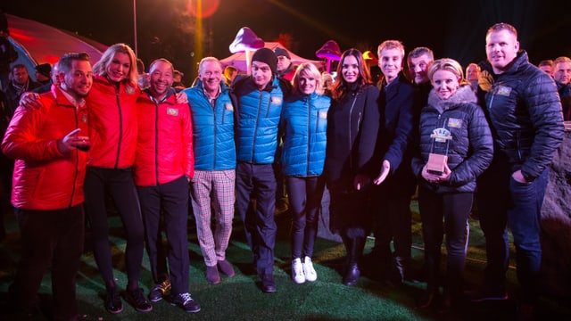 Das Gruppenfoto darf nicht fehlen.