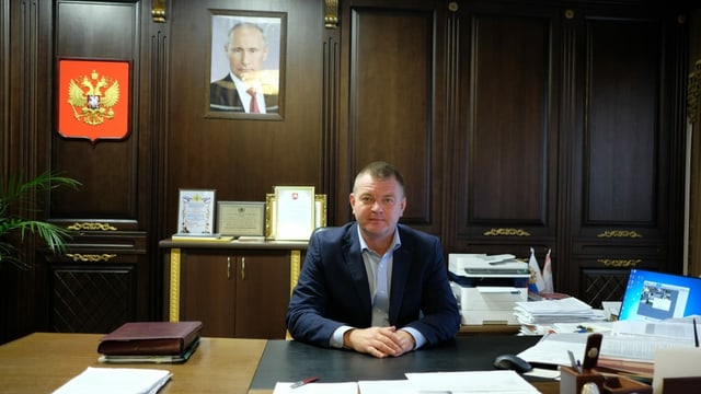 Bürgermeister Sergej Borosdin. Bürgermeister Sergej Borosdin.