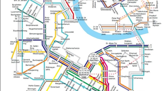 Tramnetzplan Tramnetzplan