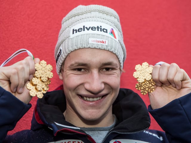 Marco Odermatt an der Junioren-WM 2018. Marco Odermatt an der Junioren-WM 2018.