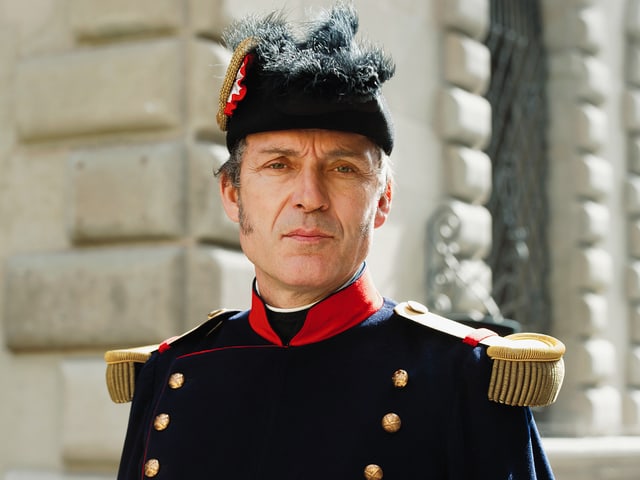 Michel Voïta als General Guillaume Henri Dufour Michel Voïta als General Guillaume Henri Dufour