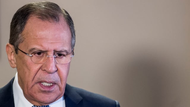 Russlands Aussenminister Sergej Lawrow Russlands Aussenminister Sergej Lawrow