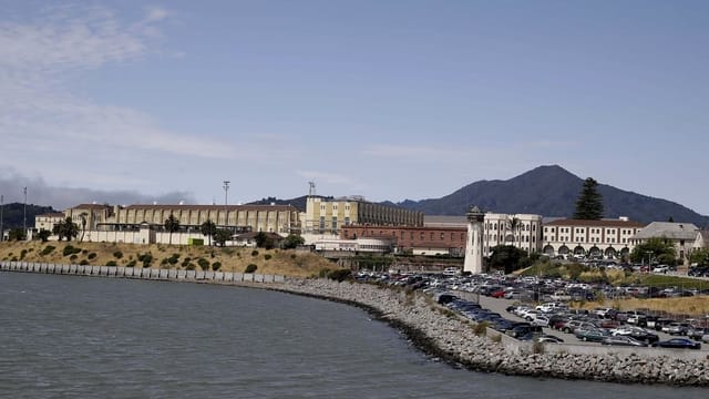 Das Gefängnis San Quentin im US-Bundesstaat Kalifornien. Das Gefängnis San Quentin im US-Bundesstaat Kalifornien.