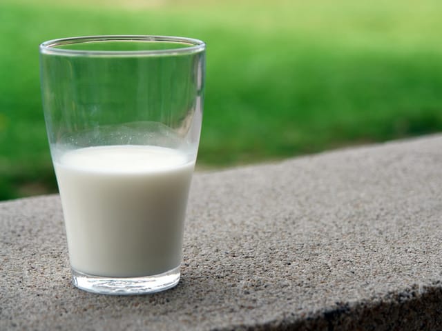 Glas Milch Glas Milch