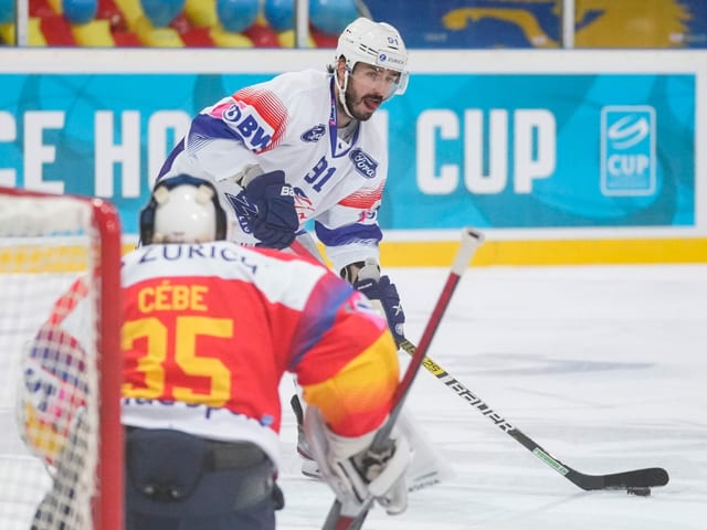 ZSC-Stürmer Denis Hollenstein. ZSC-Stürmer Denis Hollenstein.