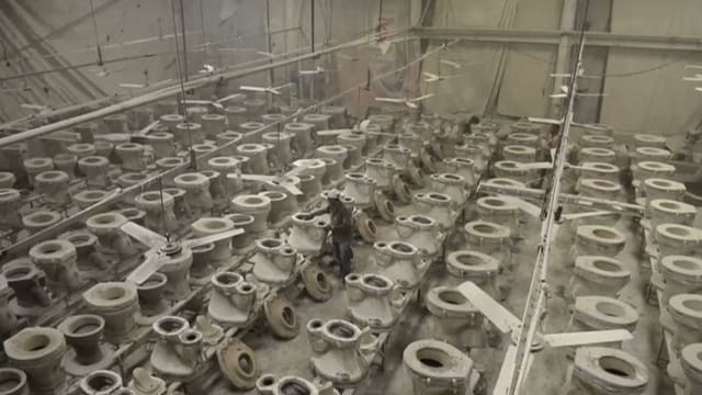 Toiletten-Produktion Toiletten-Produktion