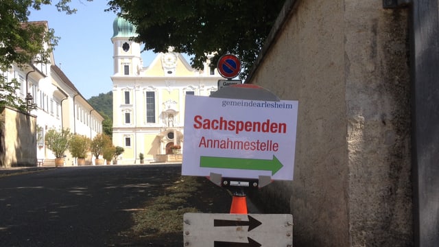 Arlesheim sammelt für Asylsuchende (7.7.2015)