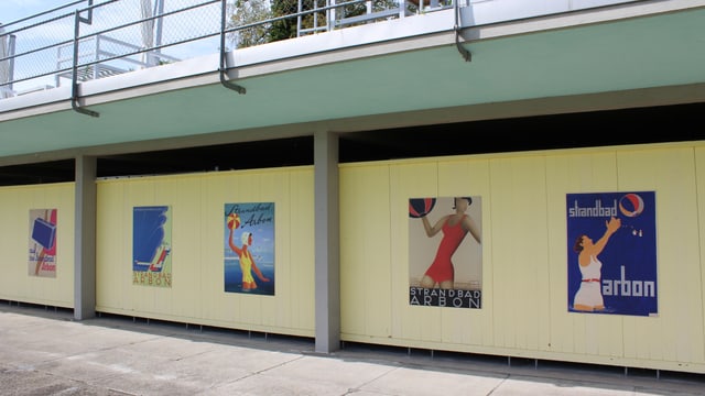 Historische Plakate aus den Anfangszeiten des Strandbads Arbon. Historische Plakate aus den Anfangszeiten des Strandbads Arbon.