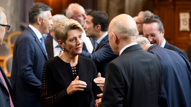 Karin-Keller Sutter im Ständerat Karin-Keller Sutter im Ständerat