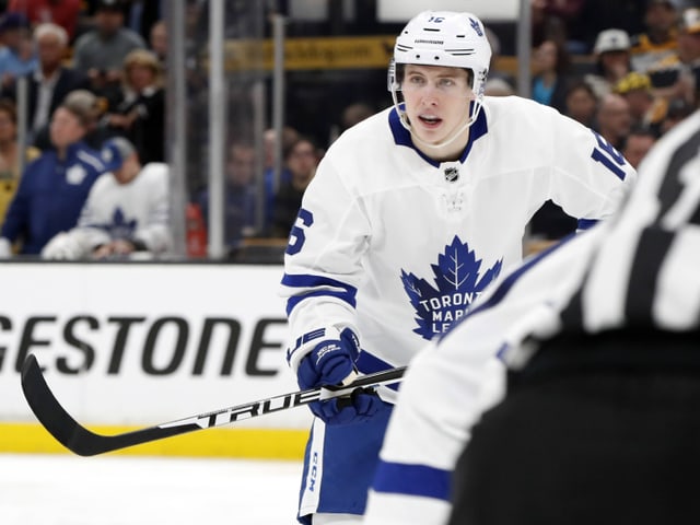 Mitch Marner im Dress von Toronto Mitch Marner im Dress von Toronto