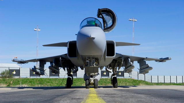 Gripen-Jet von Saab. Gripen-Jet von Saab.