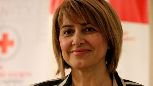 Porträt von Katarina Vardanyan. Porträt von Katarina Vardanyan.