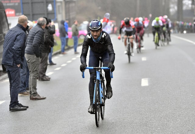 Alejandro Valverde im März bei Quer durch Flandern. Alejandro Valverde im März bei Quer durch Flandern.