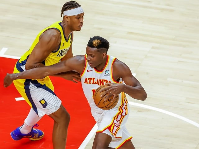 Clint Capela im Spiel gegen Indiana. Clint Capela im Spiel gegen Indiana.
