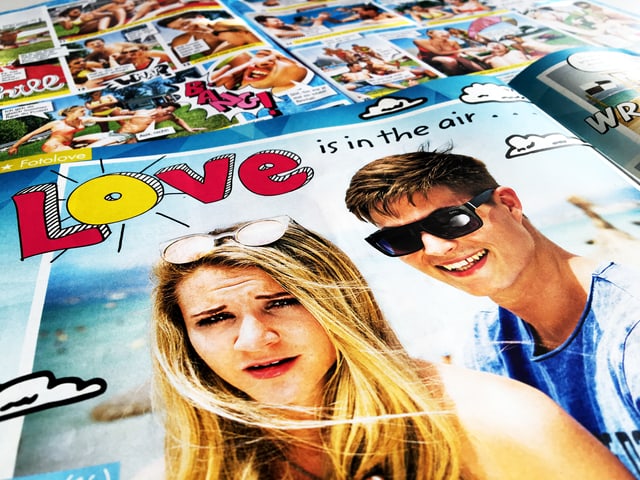 Foto Love Story aus der «Bravo». Foto Love Story aus der «Bravo».