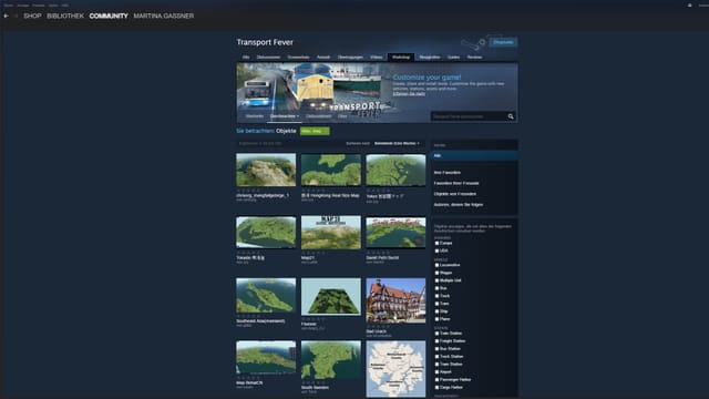 Die Workshop-Abteilung von Steam. Mit ganz vielen unterschiedlichen Karten zum gratis Dowload. Die Workshop-Abteilung von Steam. Mit ganz vielen unterschiedlichen Karten zum gratis Dowload.