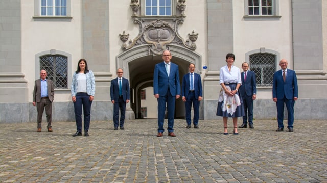 Gruppenbild St. Galler Regierung Gruppenbild St. Galler Regierung