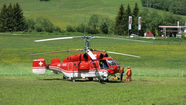 La Heliswiss sin la planira da Rona. La Heliswiss sin la planira da Rona.