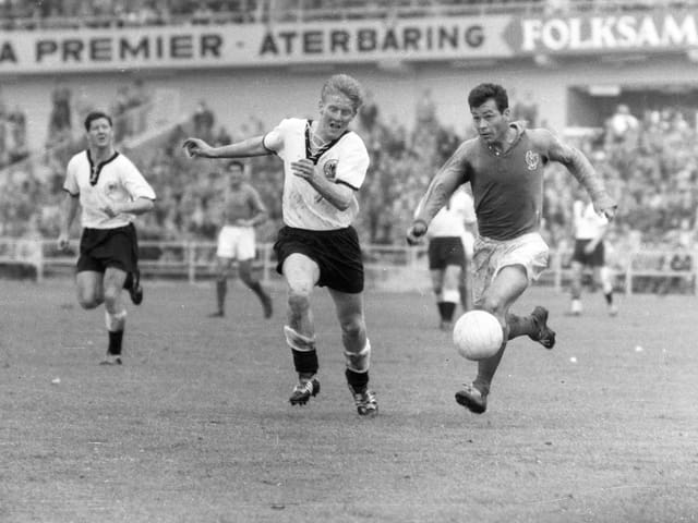 Fontaine 1958 im Spiel um Platz 3. Fontaine 1958 im Spiel um Platz 3.