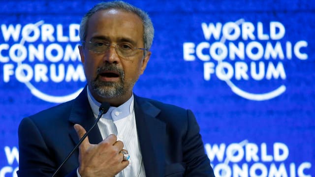Mohammad Nahavandian, der Stabschef des iranischen Präsidenten, am Wef in Davos. Mohammad Nahavandian, der Stabschef des iranischen Präsidenten, am Wef in Davos.