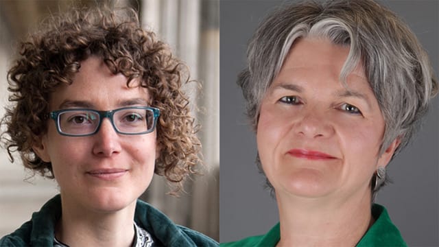 Die beiden neuen Theologie-Professorinnen Sonja Ammann und Andrea Bieler