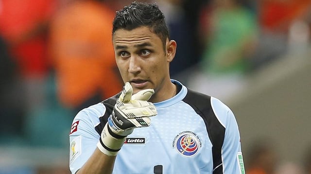 Torhüter Keylor Navas. Torhüter Keylor Navas.