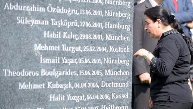 Gedenktafel für Opfer des NSU-Terrors. Gedenktafel für Opfer des NSU-Terrors.