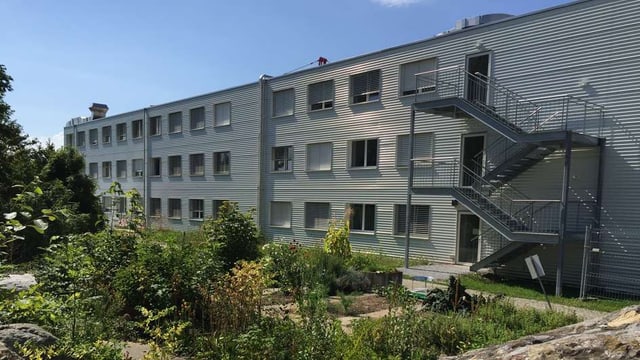 Haus aus Containern. Haus aus Containern.