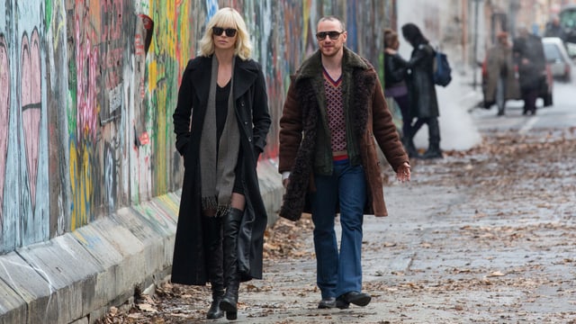Charlize Theron und James McAvoy in «Atomic Blonde». Charlize Theron und James McAvoy in «Atomic Blonde».