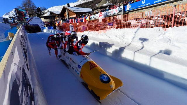 Der Olympia Bob Run in St. Moritz-Celerina. Der Olympia Bob Run in St. Moritz-Celerina.
