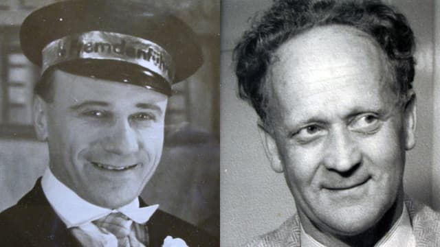 Portraitfotos von Karl Steuer und Ernst Mischler um das Jahr 1954. Portraitfotos von Karl Steuer und Ernst Mischler um das Jahr 1954.