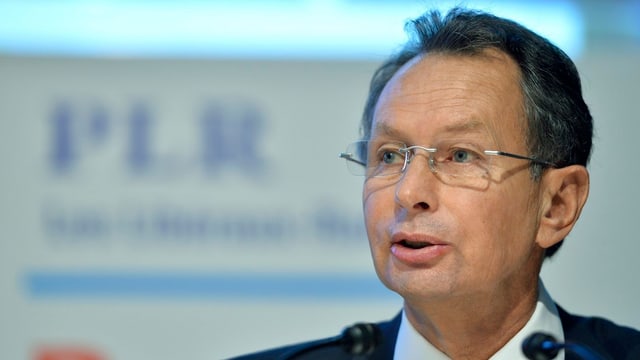 Philipp Müller (FDP/AG) in Nahaufnahme Philipp Müller (FDP/AG) in Nahaufnahme