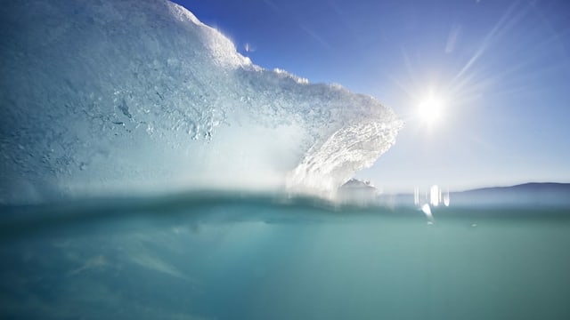 Oznoloch über der Arktis