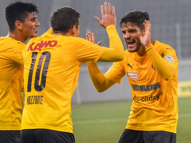 Beim FC Schaffhausen blüht Rodriguez (r.) auf. Beim FC Schaffhausen blüht Rodriguez (r.) auf.