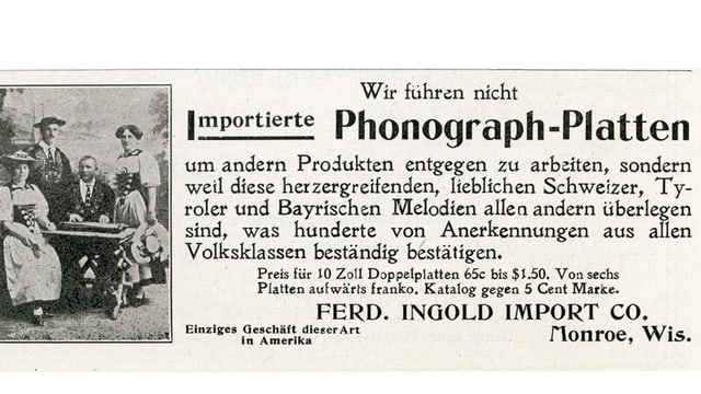 Eine Zeitungswerbung von 1916 Eine Zeitungswerbung von 1916