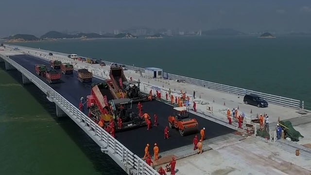 Bauarbeiten Brücke Bauarbeiten Brücke