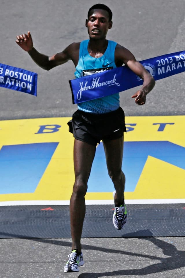 Lelisa Desisa siegte auch in Boston. Lelisa Desisa siegte auch in Boston.