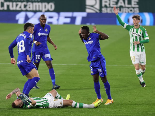 Betis gewinnt gegen Getafe mit 1:0.
