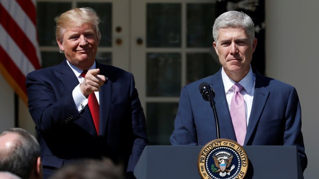 Trump stellt Gorsuch vor Trump stellt Gorsuch vor