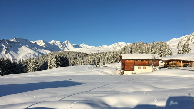 Verschneite Landschaft in Arosa im Mai 2019. Verschneite Landschaft in Arosa im Mai 2019.